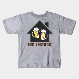 Pints and Properties Logo Kids T-Shirt